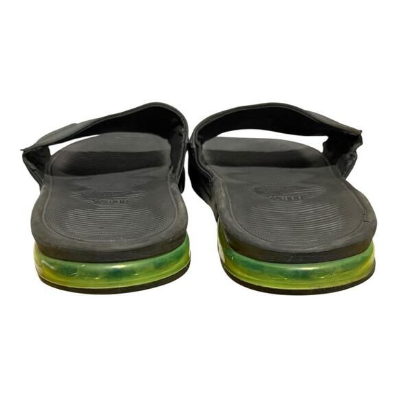 Nike Air Max Camden Slide Sandals Gray Volt Green Men's Size 13 Comfort Slides - Picture 7 of 8